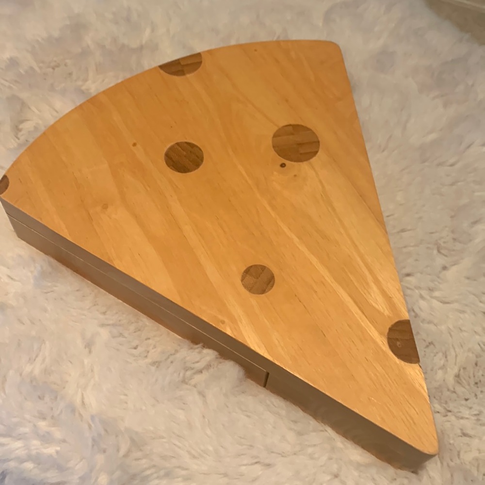 Cheese Board with Cheese Knives